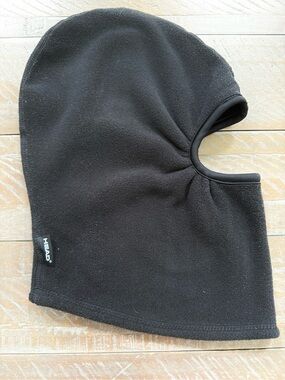 Unisex Black Fleece Balaclava Ski Mask